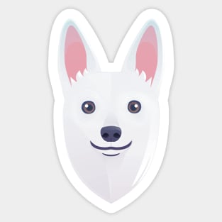 White Shepherd Sticker